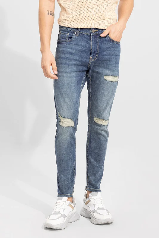 Cross Fraye Pebble Blue Skinny Jeans