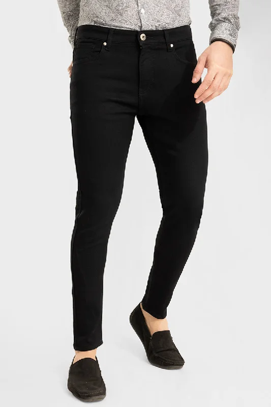 Authentic Jet Black Skinny Jeans