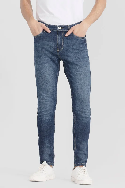 Exuberant Mid Blue Skinny Jeans