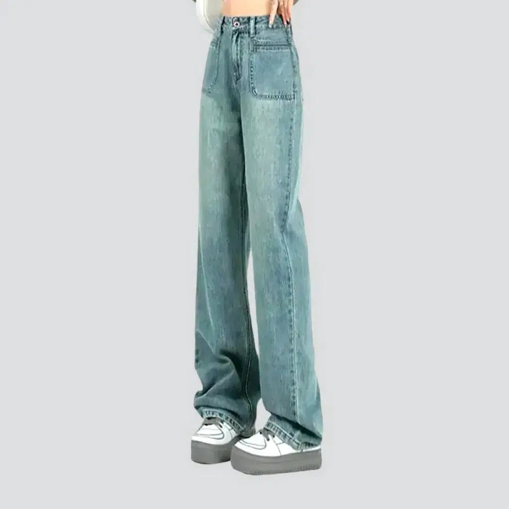 Vintage women's street jeans