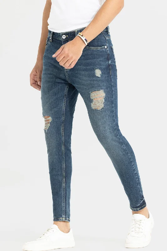 Fyre Mid Blue Skinny Jeans