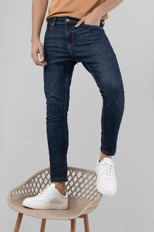 Rijjo Ocean Blue Skinny Jeans