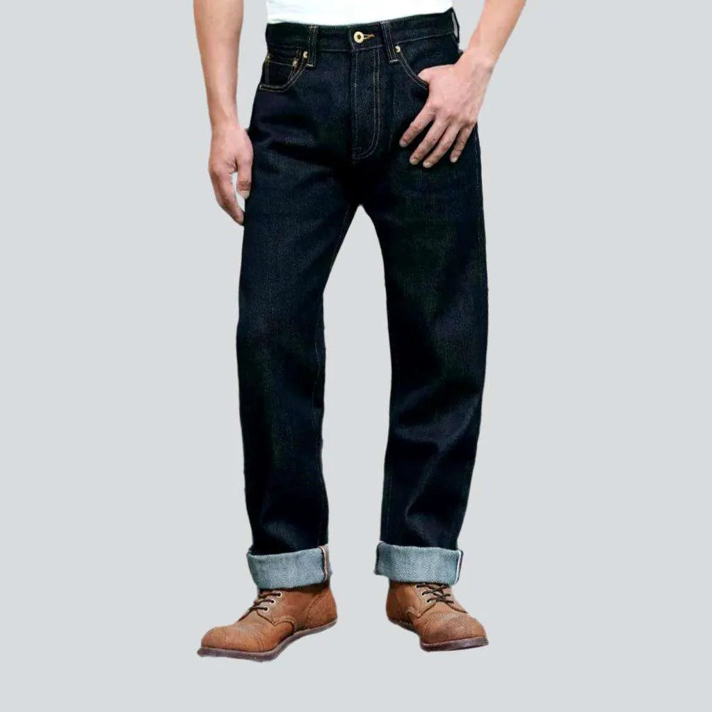 Back cinch 23oz selvedge jeans