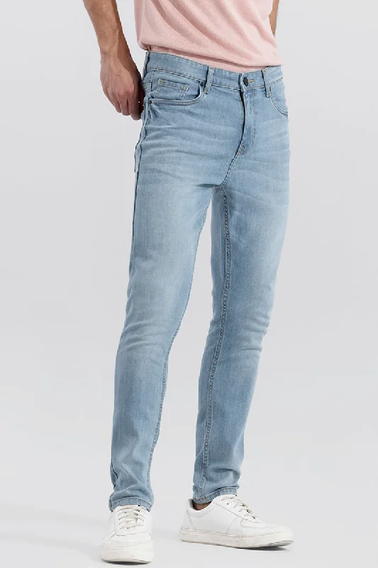 Exuberant Sky Blue Skinny Jeans