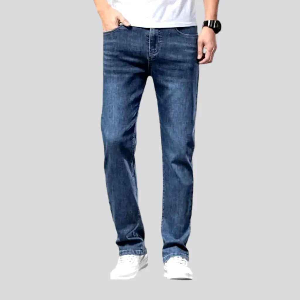 Tapered men's lyocell jeans