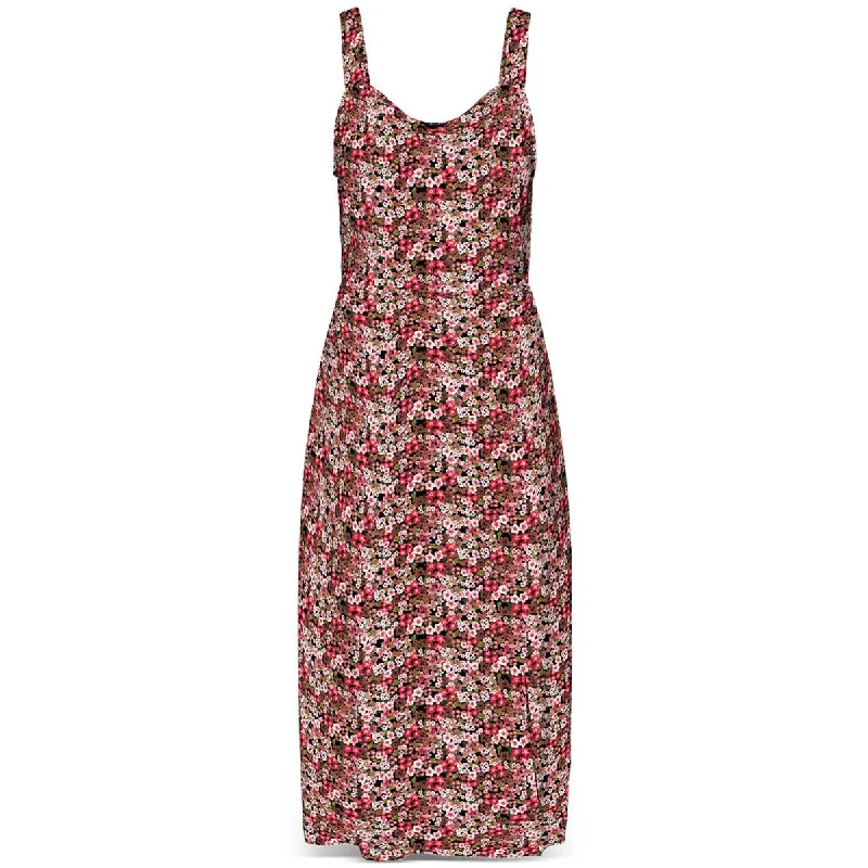 Vero Moda Women's Wide Strap Printed Midi Dress