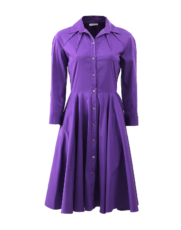 Poplin Shirt Dress