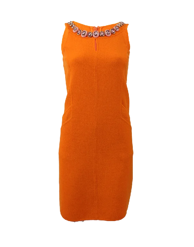 A-Line Embellished Dress