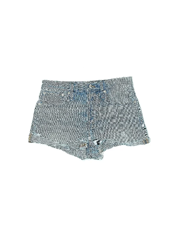 Low-Rise Denim Shorts